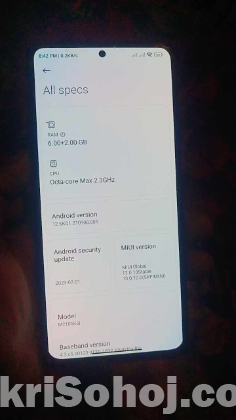 Redmi note 10 pro max  ram. 6/128